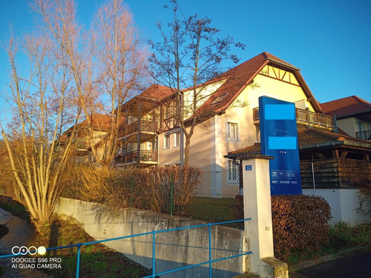 Bergheim Piscine Apartment Luaran gambar